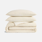 Woven Checkerboard Duvet Set