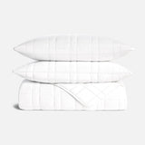 Washed European Linen Quilt Set