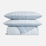 Washed European Linen Quilt Set