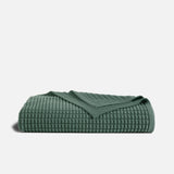 Grid Knit Cotton Throw Blanket - Last Call