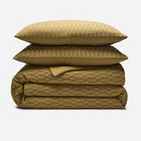 Woven Checkerboard Duvet Set