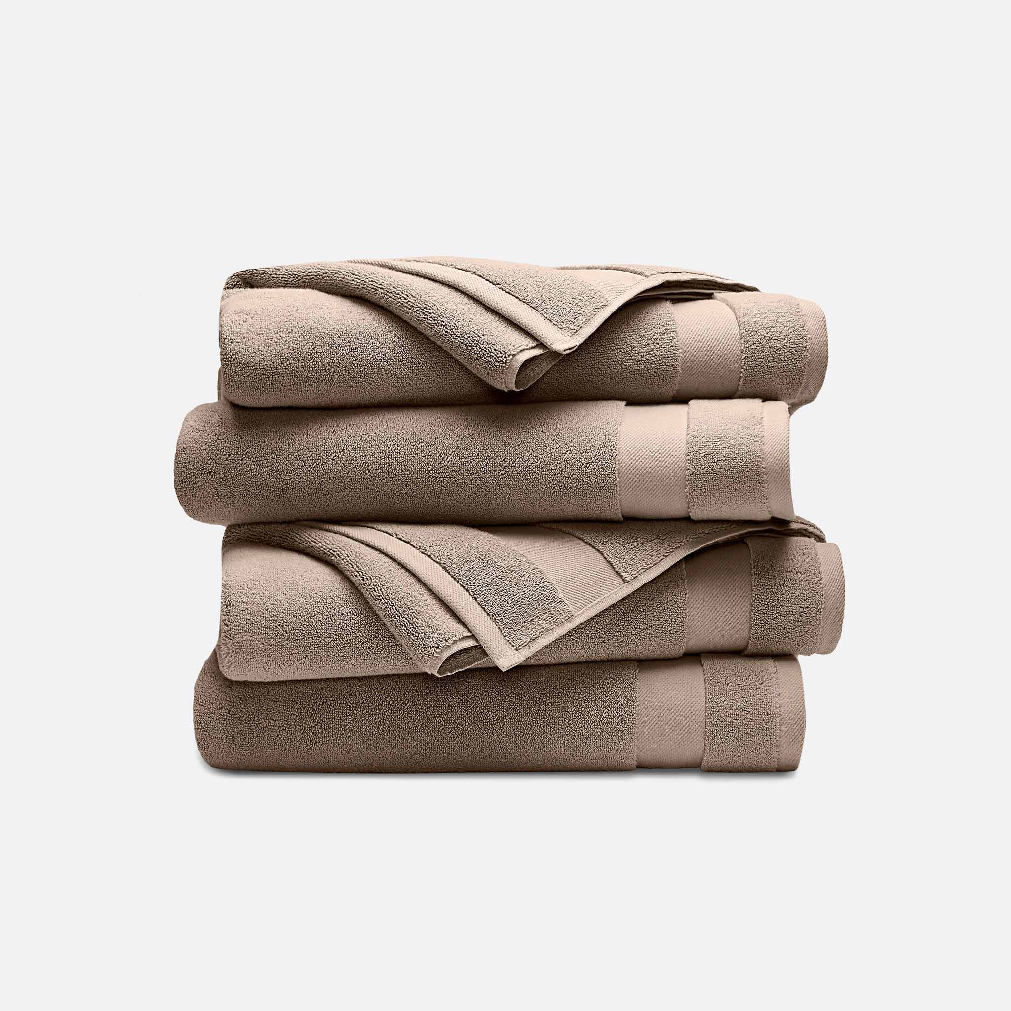 Super-Plush Set of 4 Bath Towel Bundle
